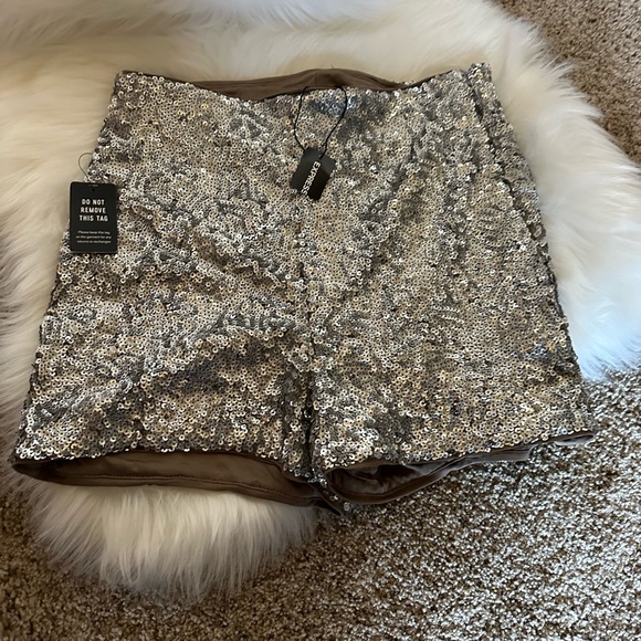 NWT SEQUIN EXPRESS SHORTS - Picture 1 of 4